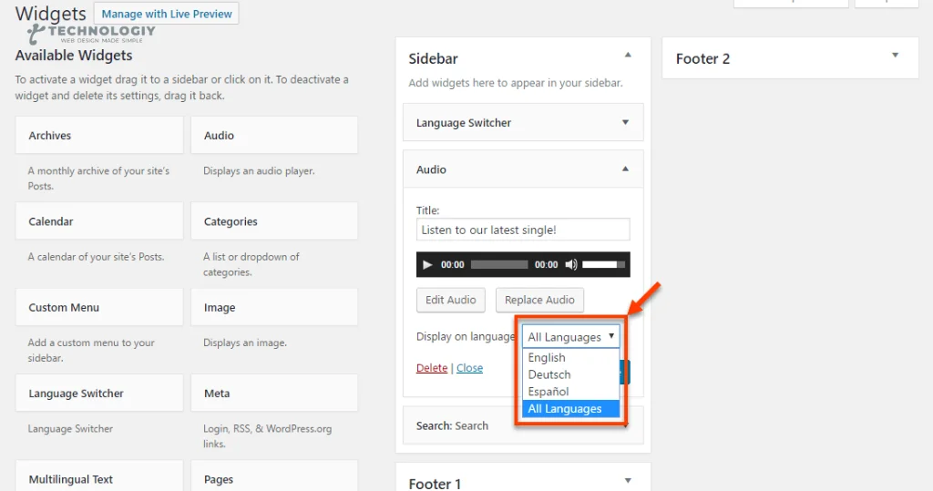 Enhance Your Website A Guide to WordPress Multilingual Widgets WordPress Multilingual Widgets